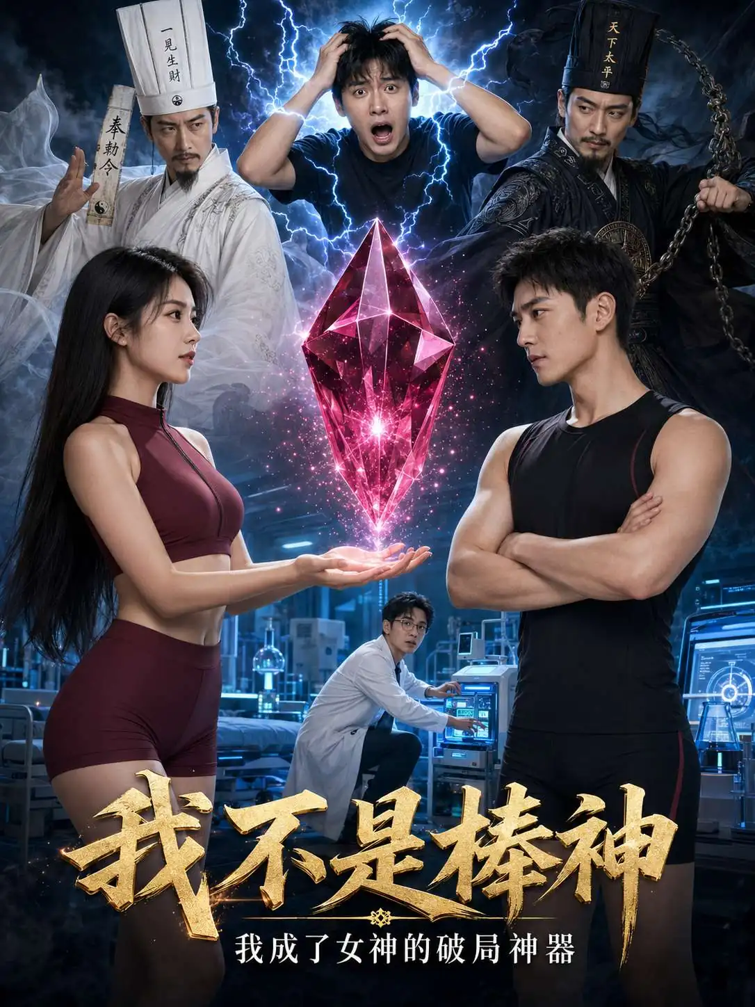 黄果短剧奇幻题材短剧《我不是棒神》封面